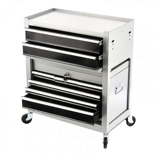 Фото 2 товара Шкаф для инструмента, 600х260х340 мм, 616х330х658 мм, на колесах, 10 ящиков Matrix