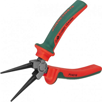 Круглогубцы диэлектрические с двухкомпонентными рукоятками, 160 мм, Jonnesway - фото 3