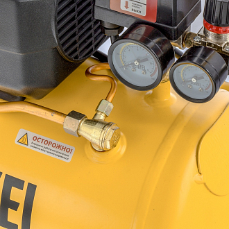 Компрессор воздушный DK1500/24, Х-PRO 1,5 кВт, 230 л/мин, 24 л Denzel - фото 9