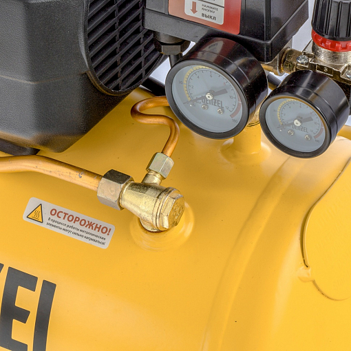 Фото 8 товара Компрессор воздушный DK1500/24, Х-PRO 1,5 кВт, 230 л/мин, 24 л Denzel