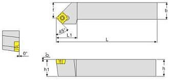 SSSCR1616H09 державка для наружного точения Deskar - фото 4