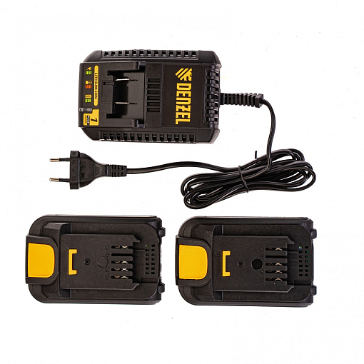 Фото 1 товара Дрель-шуруповерт аккумуляторная CDL-IB-18-02, Li-Ion, 18 В, 1,5 Ач, 2 акк. Denzel