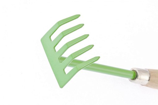 Фото 1 товара Грабли 5 - зубые, 90 х 330 мм, стальные, деревянная рукоятка, Classic, Palisad