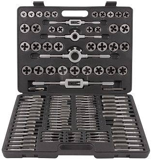 Набор метчиков и плашек, 110 предметов, THORVIK - фото 2