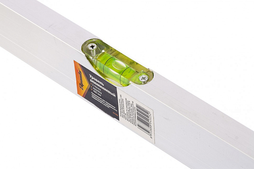 Фото 1 товара Уровень алюминиевый, 400 мм, 3 глазка, линейка Sparta