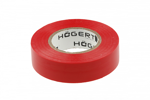 Фото 0 товара Изоляционная лента 0,13x19мм x 20м, красная HOEGERT