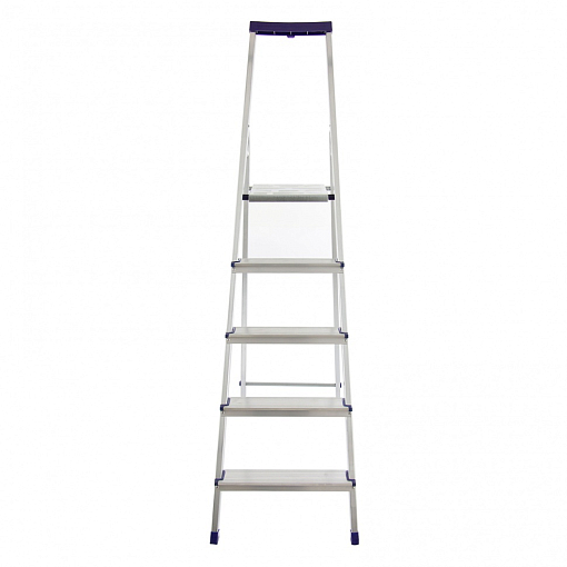 Фото 2 товара Стремянка алюминиевая с органайзером "Универсал", 5 ступеней, Россия, Сибртех