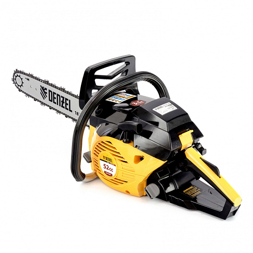 Фото 0 товара Пила цепная бенз. DGS-5218, шина 45 см, 52 см3, шаг 0,325, паз 1,5 мм, 72 звена Denzel