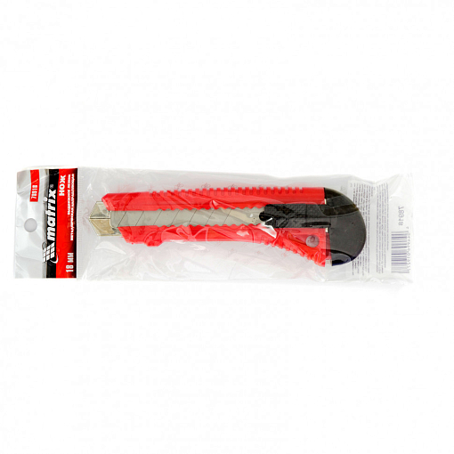 Фото 1 товара Нож, 18 мм, выдвижное лезвие, мет. направляющая Matrix