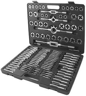 Набор метчиков и плашек, 110 предметов, THORVIK - фото 3