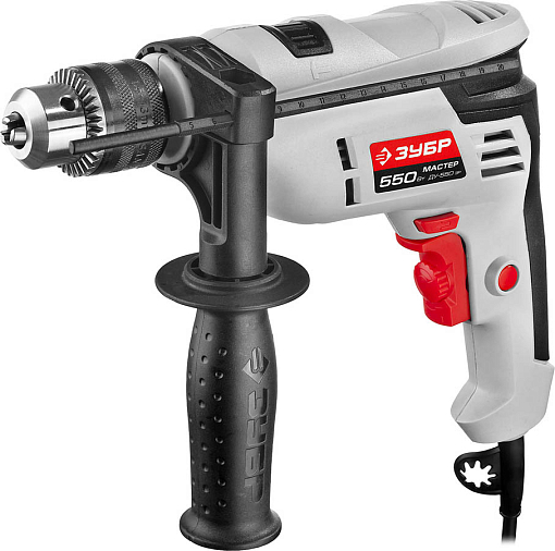 Фото 0 товара ЗУБР 550 Вт, дрель ударная ДУ-550 ЭР Мастер