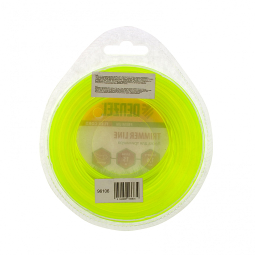 Фото 3 товара Леска для триммера, круглая 1,6 мм х 15 м, блистер Flex cord Denzel