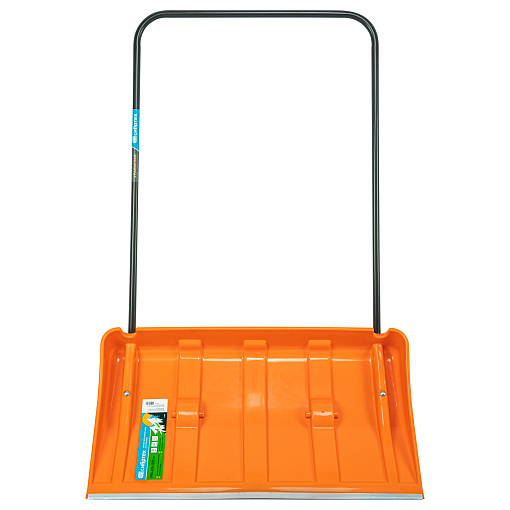 Фото 1 товара Движок для уборки снега пластиковый, 795х435х1280 мм, стальная рукоятка, усиленный Сибртех