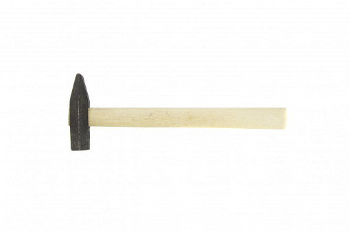 Фото 0 товара Молоток слесарный, 600 г, квадратный боек, деревянная рукоятка Россия