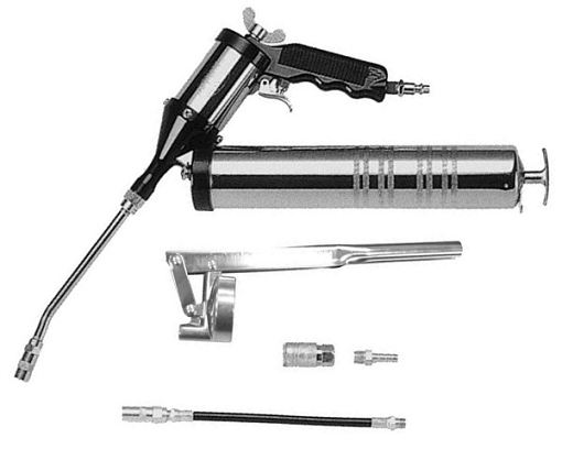 Фото 0 товара Нагнетатель консистентных смазок пневматический, 6 предметов, Jonnesway