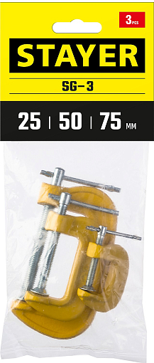 Фото 2 товара STAYER G 25,75,50 мм, струбцина 3212-H3_z03 Master