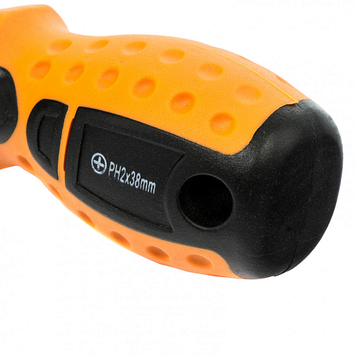 Фото 2 товара Отвертка "Point", PH2 х 38 мм, CrV, двухкомпонентная рукоятка Sparta