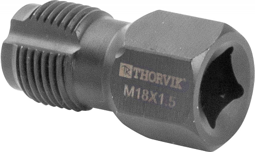 Фото 2 товара Метчик для восстановления резьбы отверстия кислородного датчика M18x1.5, THORVIK