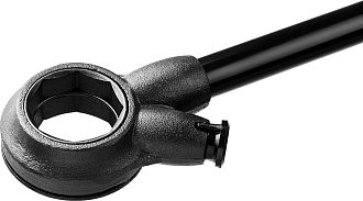 Трещотка для клуппов MIRAX 1/4"-1 1/4" 28245, ручка 620 мм - фото 2