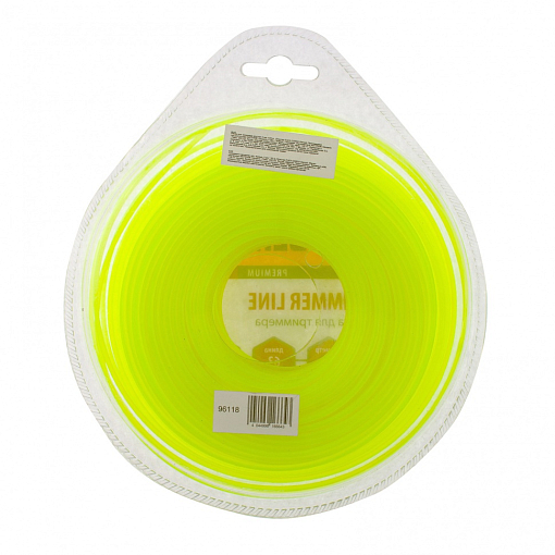 Фото 3 товара Леска для триммера, круглая 2 мм х 63 м, блистер Flex cord Denzel