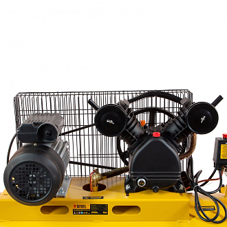 Компрессор воздушный BCV2200/100, ременный привод, 2.2 кВт, 100 литров, 370 л/мин Denzel - фото 9