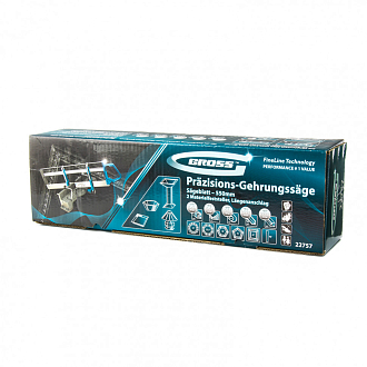 Стусло прецизионное, пила 550 мм, две прижимные струбцины Gross - фото 4