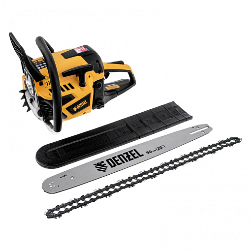Фото 8 товара Пила цепная бензиновая DS-5820, шина 50 см, 58 см3, 3.6 л.с, шаг 0,325, паз 1,5 мм, 76 звеньев Denzel