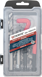 Набор для восстановления резьбы M12x1.75, 15 предметов, THORVIK - фото 3