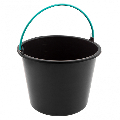 Фото 1 товара Ведро строительное пластмассовое 12 л, ударопрочное, обрезиненная ручка Matrix