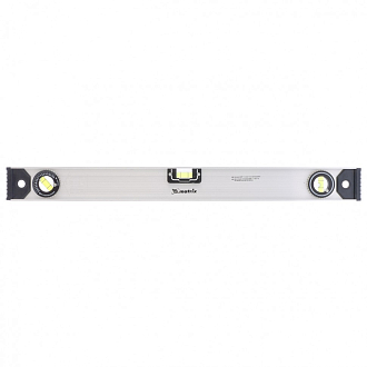 Уровень алюминиевый "Рельс", 600 мм, 3 глазка (1 поворотный) Matrix - фото 1