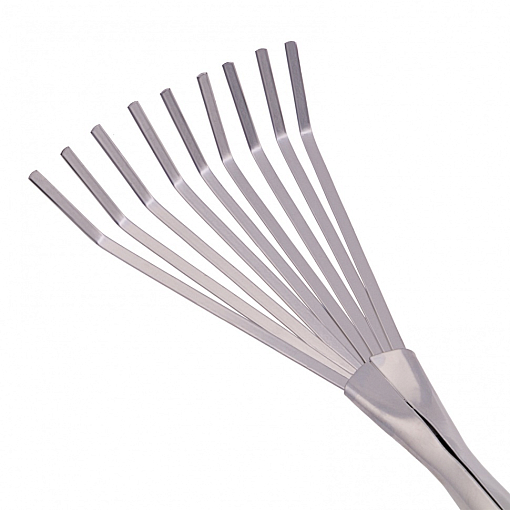 Фото 3 товара Грабли веерные 9 - зубые, 130 х 420 мм, стальные, пластиковая рукоятка, Connect, Palisad