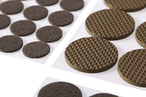 Фото 3 товара Набор: накладки самоклеящиеся на мебельные ножки STAYER 40916-H175 175 шт., коричневый