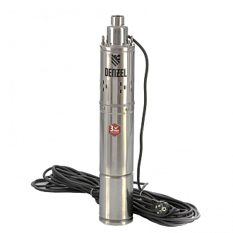 Скважинный насос DWS-3,5-100, винтовой, диаметр 3,5", 800 Вт, 1700 л/ч, напор 100 м Denzel - фото 2
