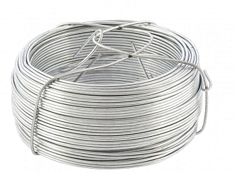 Проволока стальная, оцинкованная 1,5 мм, длина 50 м Сибртех - фото 1