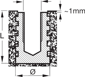 Направляющий и зажимной T-паз включая установку 800 мм - фото 5