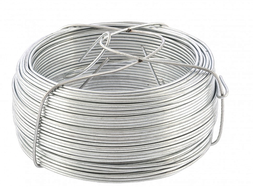 Фото 0 товара Проволока стальная, оцинкованная 1,5 мм, длина 50 м Сибртех