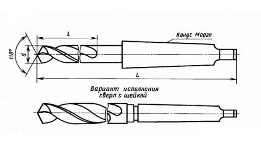 Фото 1 товара Сверло 16,75 к/х Р18