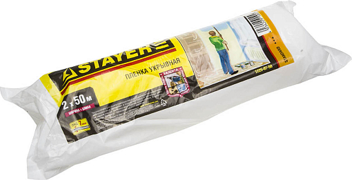 Фото 0 товара Пленка укрывная STAYER 2 х 50 м, 7 мкм, 1225-07-50