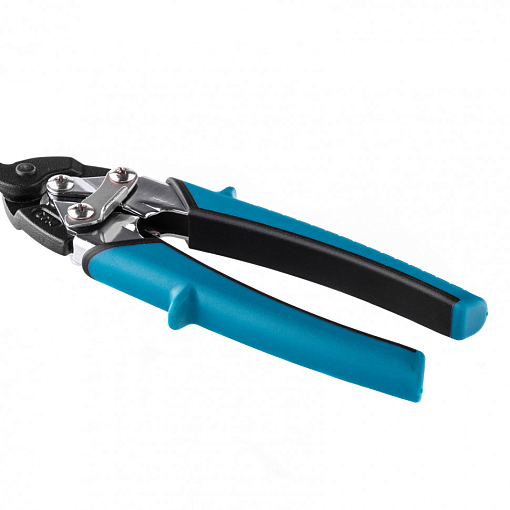 Фото 2 товара Ножницы по мет. "Piranha", 190 мм, прямой рез, сталь СrM, двухкомпонентные рукоятки Gross