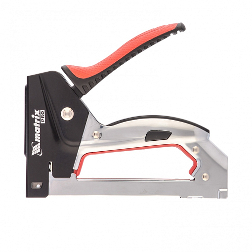 Фото 1 товара Степлер мебельный, стальной, быстрая загрузка, тип скобы 53, 6-10 мм, PRO Matrix