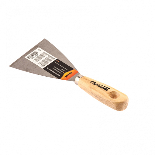 Фото 1 товара Шпательная лопатка из углеродистой стали, 80 мм, деревянная ручка Sparta