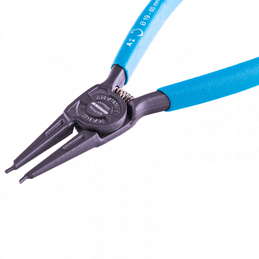 Фото 1 товара Съемник, 175 мм, для внешних стопорных колец (19-60 мм), прямые губки (разжим) Gross