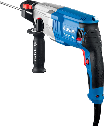 Фото 5 товара ЗУБР 800 Вт, 0-1200 об/мин, 0-4800 уд/мин, кейс, перфоратор горизонтальный ЗП-28-800 КМ Профессионал