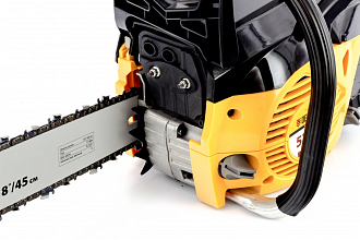 Пила цепная бенз. DGS-5218, шина 45 см, 52 см3, шаг 0,325, паз 1,5 мм, 72 звена Denzel - фото 6