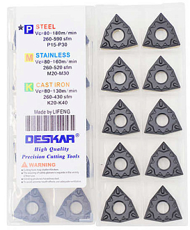 WNMG080404 HQ LF9218 токарная пластина Deskar - фото 4