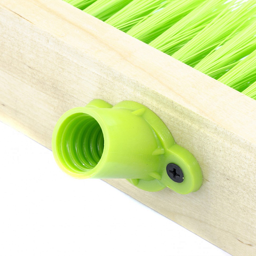 Фото 2 товара Щетка деревянная для пола, 500 мм, пятирядная, тулейка с резьбой под углом Сибртех