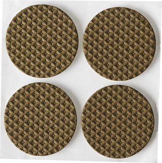 Накладки самоклеящиеся на мебельные ножки STAYER 40914-35 4 шт., 35 мм, ЭВА - фото 1