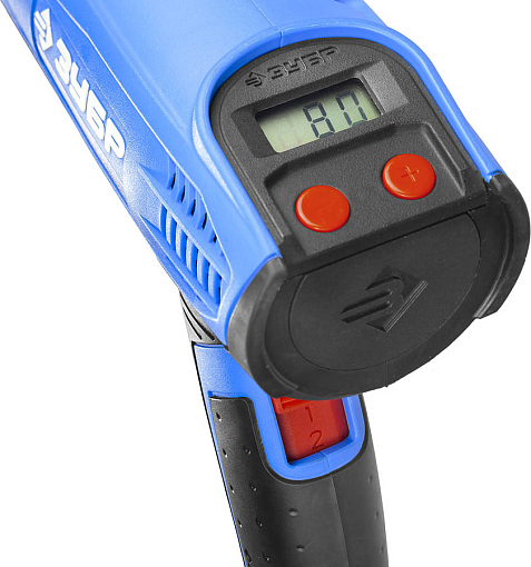 Фото 1 товара Фен технический ФТ-П2000 М2ДК Профессионал ЗУБР 2000 Вт, 1 режим: 60°С; 2 режим: 80-600°С, кейс