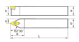 SDNCN1212H11 державка для наружного точения Deskar - фото 2