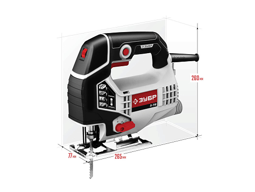Фото 6 товара ЗУБР 710 Вт, лобзик электрический Л-710 Мастер